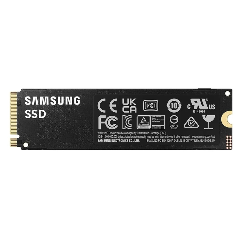 Твердотельный накопитель Samsung SSD 990 PRO, 1 ТБ, TLC, чтение 7450 МБ/с, 600 ТБ, MZ-V9P1T0BW, фото 3