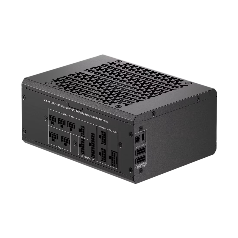 Блок питания Corsair HX1200i SHIFT, 1200 Вт, 80 PLUS Platinum, ATX, активный PFC, вентилятор 140x140 мм
