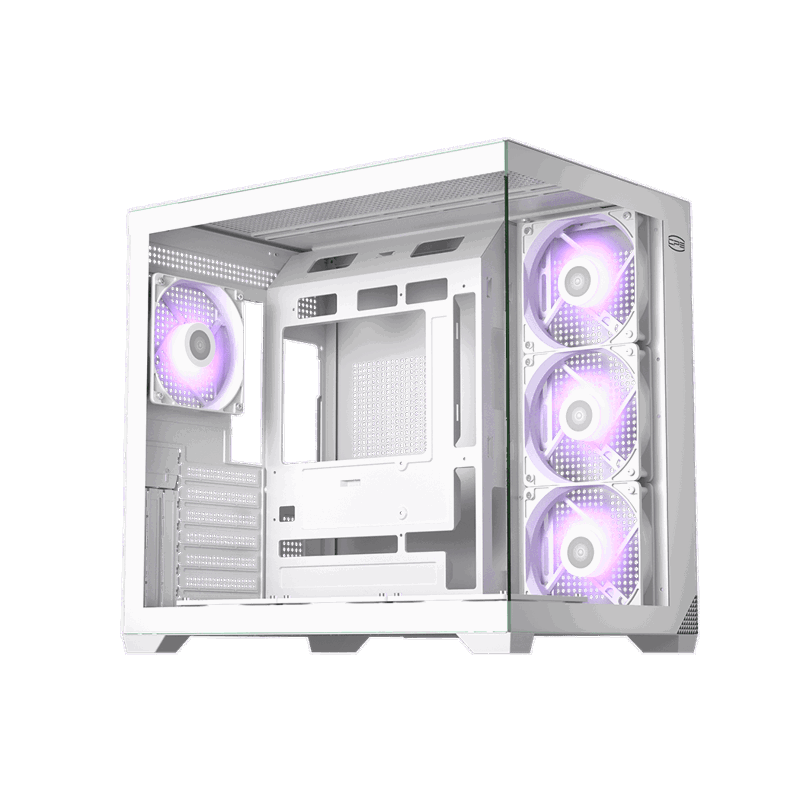 Корпус для ПК PcCooler C3T700 ARGB WH, Midi Tower, белый, под ATX, mATX, Mini-ITX, подсветка ARGB, фото 17