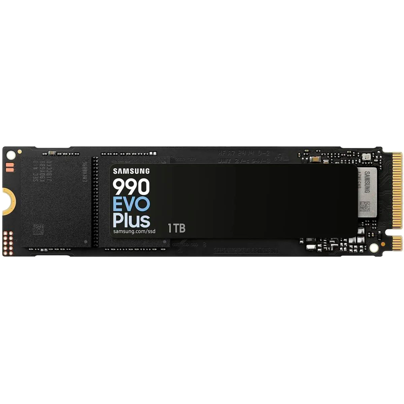 Твердотельный накопитель Samsung SSD 990 EVO Plus, 1 ТБ, V-NAND, чтение 7150 МБ/с, 600 ТБ, фото 2