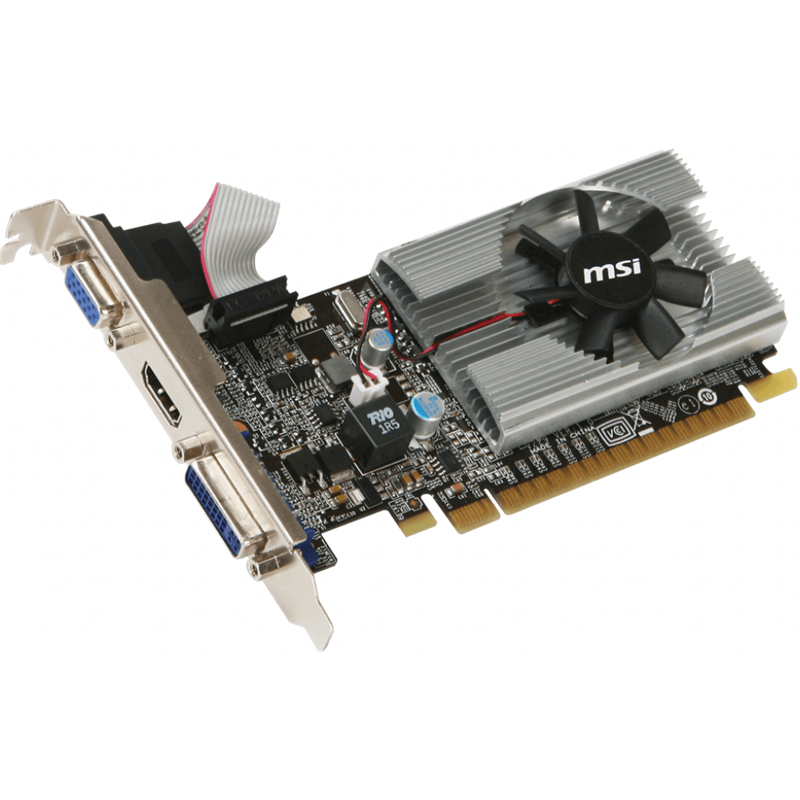 Видеокарта MSI NVIDIA GeForce 210, 1 ГБ видеопамяти, DDR3, PCI Express 2.0, фото 2
