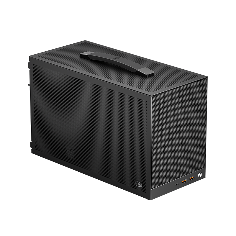 Корпус для ПК PcCooler K101 MESH GY 3F, Mini Tower, серый, под Mini-ITX, материал сталь