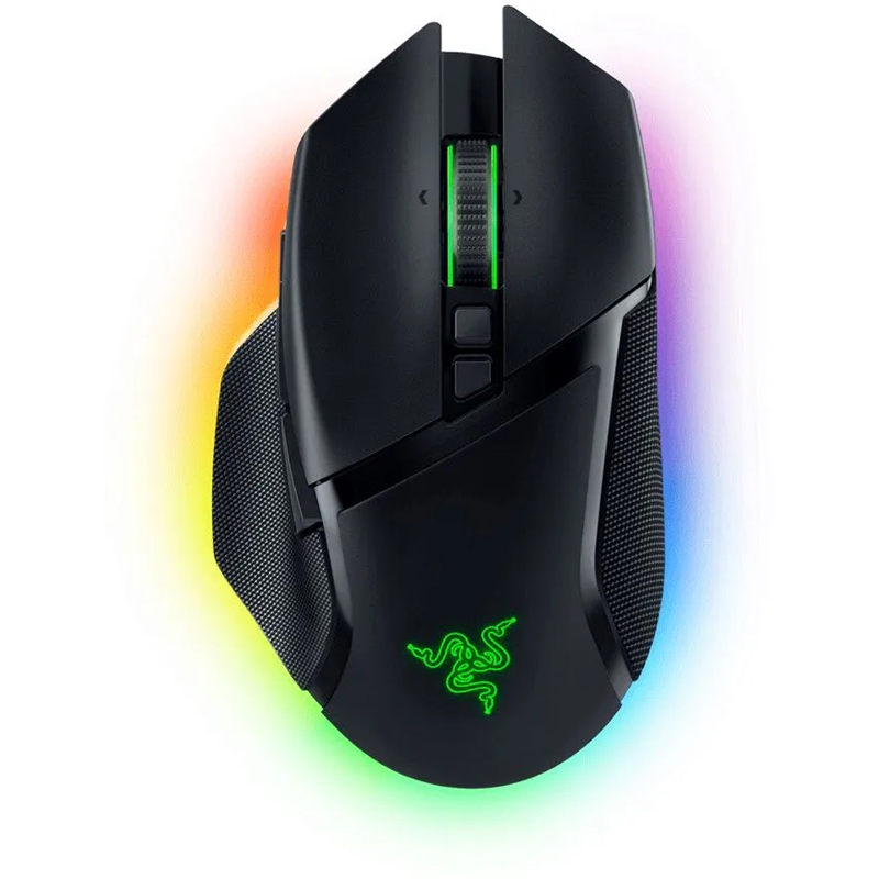 Мышь Razer Basilisk V3 Pro, USB-A, Bluetooth, 6400 dpi, чёрный, подсветка, фото 2