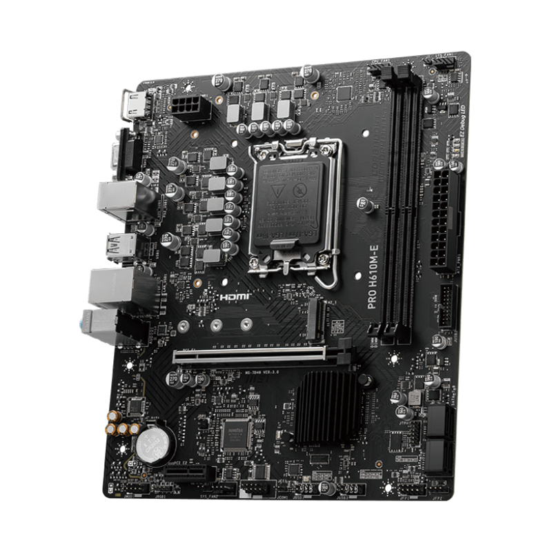 Материнская плата MSI INTEL H610 s1700, LGA1700, mATX, DDR5, DIMM, 96 ГБ ОЗУ, фото 23