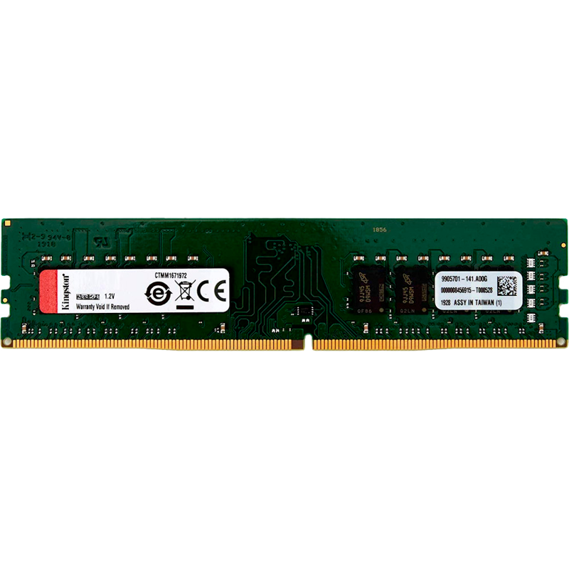 Оперативная память Kingston KVR32N22D8/32, 32 ГБ, DDR4, 3200 МГц, DIMM, PC4-25600