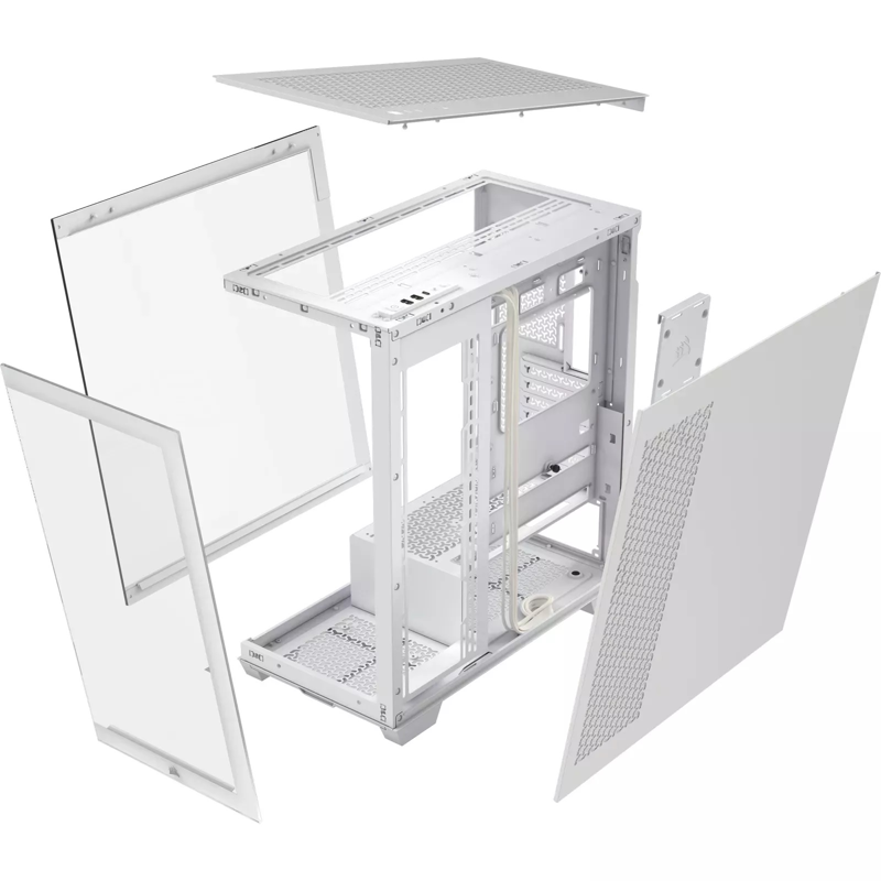 Корпус для ПК Corsair 3500X, Midi Tower, белый, под ATX, E-ATX, mATX, Mini-ITX, фото 6