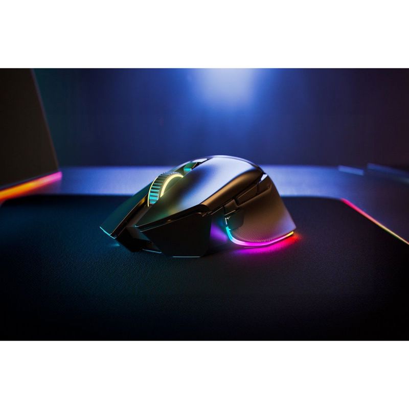Мышь Razer Basilisk V3 Pro 35K, радиоканал, 35000 dpi, чёрный, подсветка, фото 10
