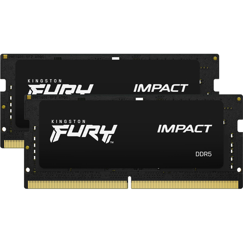 Оперативная память Kingston KF548S38IBK2-16, 16 ГБ (2x8 ГБ), DDR5, 4800 МГц, SO-DIMM, PC5-38400, CL38, фото 2