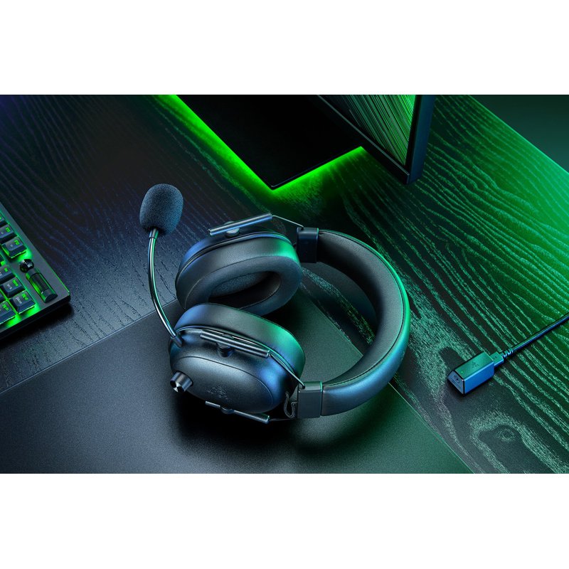 Гарнитура Razer BlackShark V2 HyperSpeed, радиоканал, Bluetooth 5.2, USB Type-A, полноразмерные, фото 8