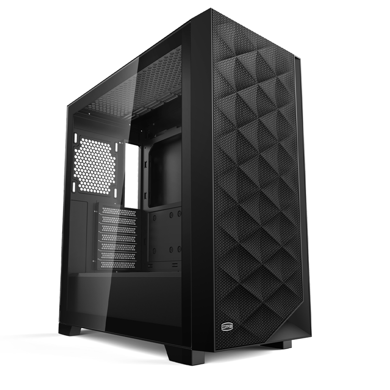 Корпус для ПК PcCooler C3D510 BK, Full Tower, чёрный, под ATX, E-ATX, mATX, Mini-ITX