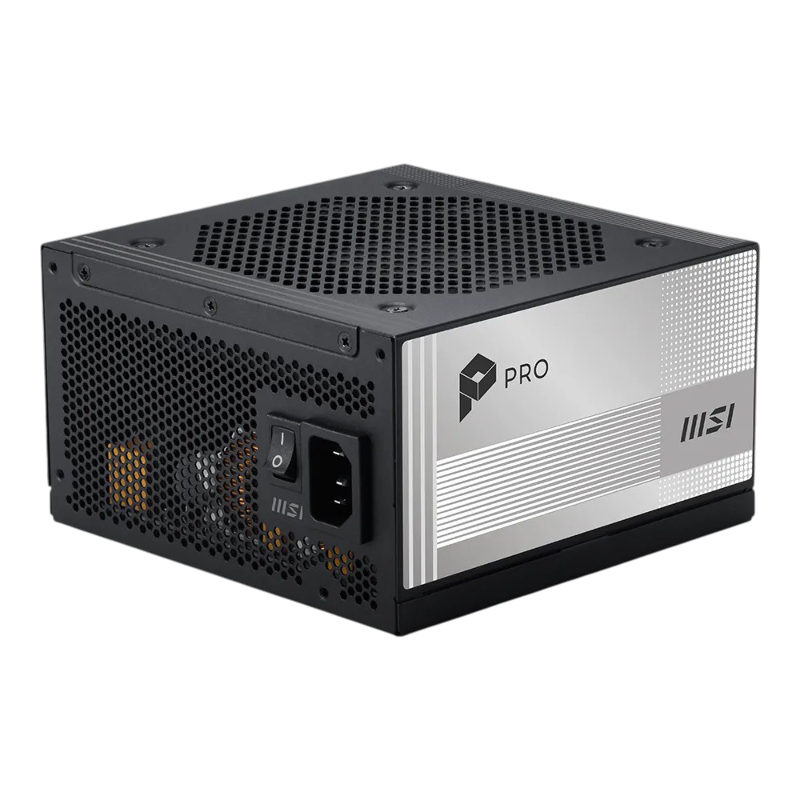 Блок питания MSI PRO A850PL PCIE5, 850 Вт, 80 PLUS Platinum, ATX, активный PFC, вентилятор 120x120 мм, фото 3