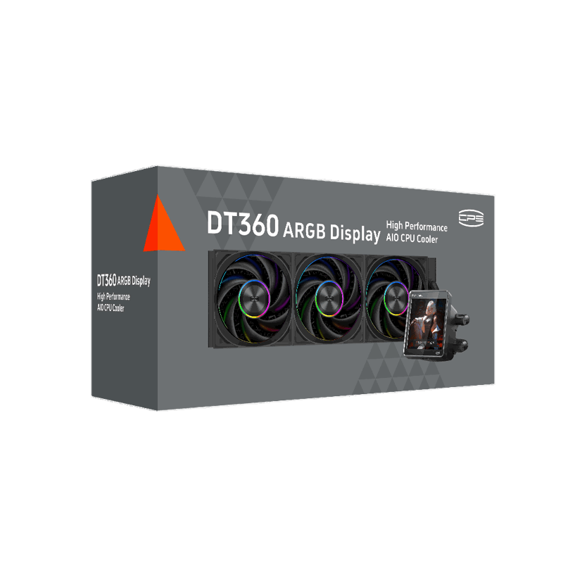 Система жидкостного охлаждения PcCooler DT360 ARGB Display BK, вентилятор 120 мм, фото 8