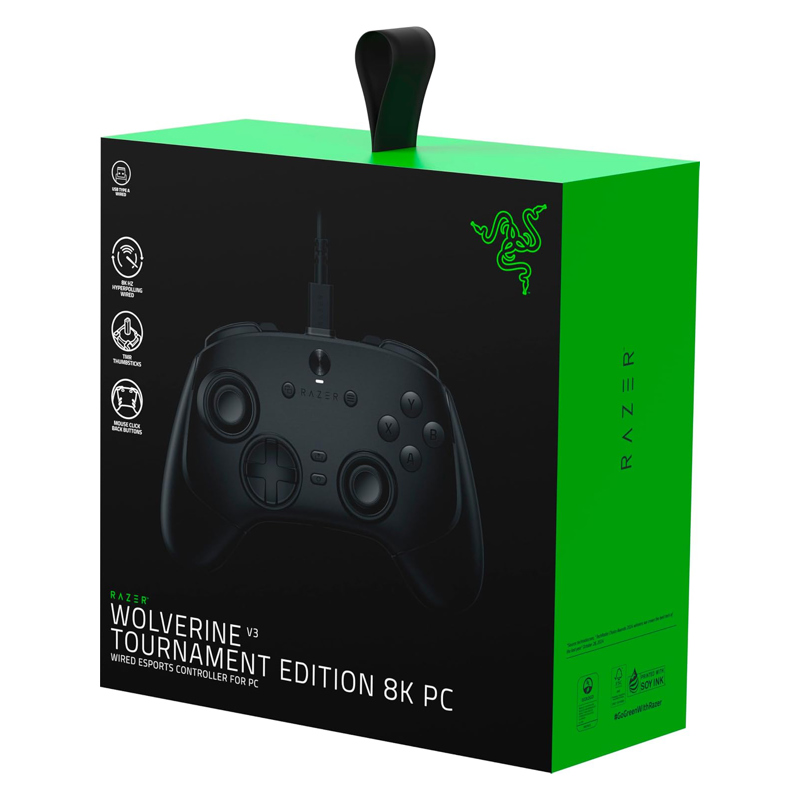 Геймпад Razer Wolverine V3 Tournament For PC, проводное подключение, USB-C, для PC, фото 7