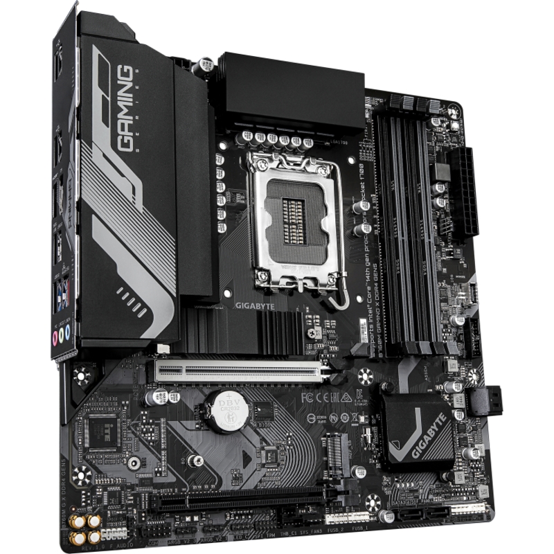 Материнская плата Gigabyte B760M G X DDR4 GEN5, LGA1700, Intel B760, Micro-ATX, фото 2