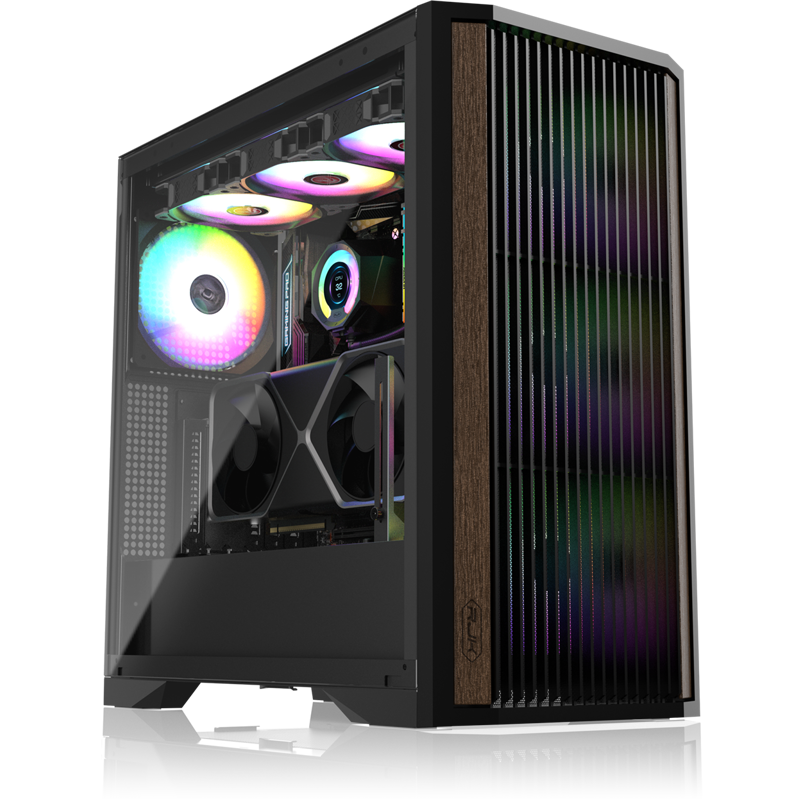 Корпус для ПК Raijintek AGOS MAX, Midi Tower, чёрный, под ATX, E-ATX, Mini-ITX, подсветка ARGB, фото 8