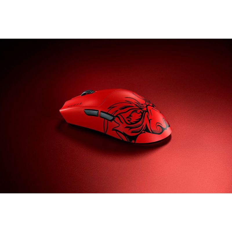 Мышь Razer Viper V3 Pro - Faker, USB-C, радиоканал, 35000 dpi, красный, фото 5