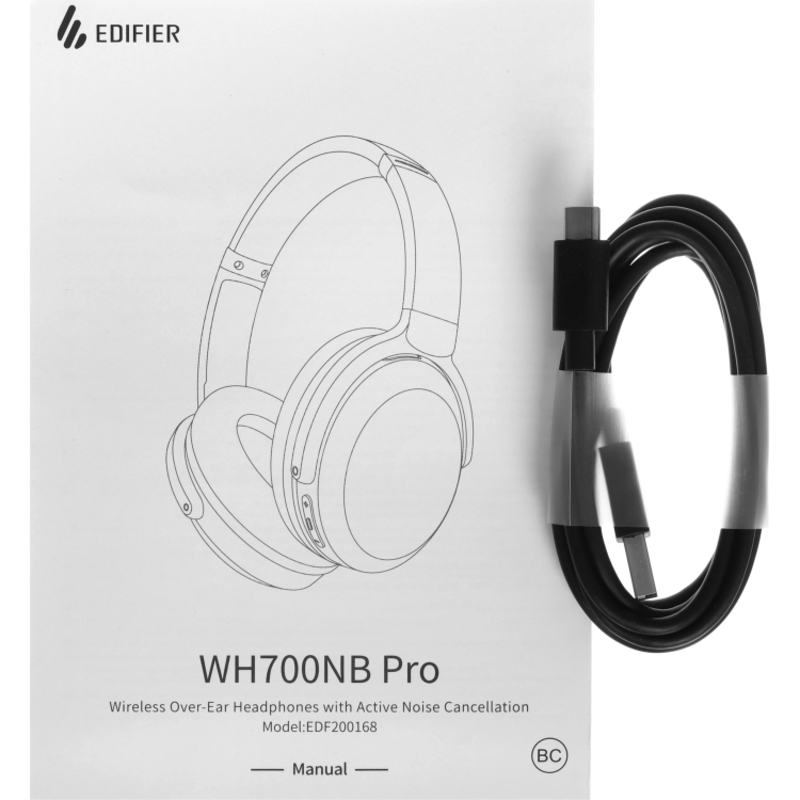 Гарнитура Edifier WH700NB Pro, серый, фото 7