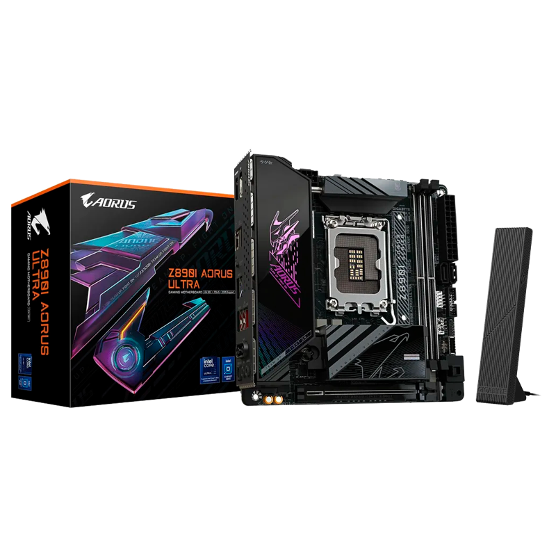 Материнская плата Gigabyte Z890I AORUS ULTRA, LGA1851, Intel Z890, Mini-ITX, DDR5