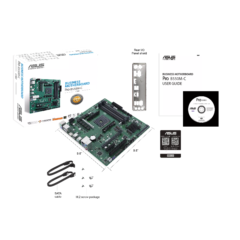 Материнская плата ASUS PRO B550M-C, AM4, AMD B550, E-ATX, DDR4, фото 7