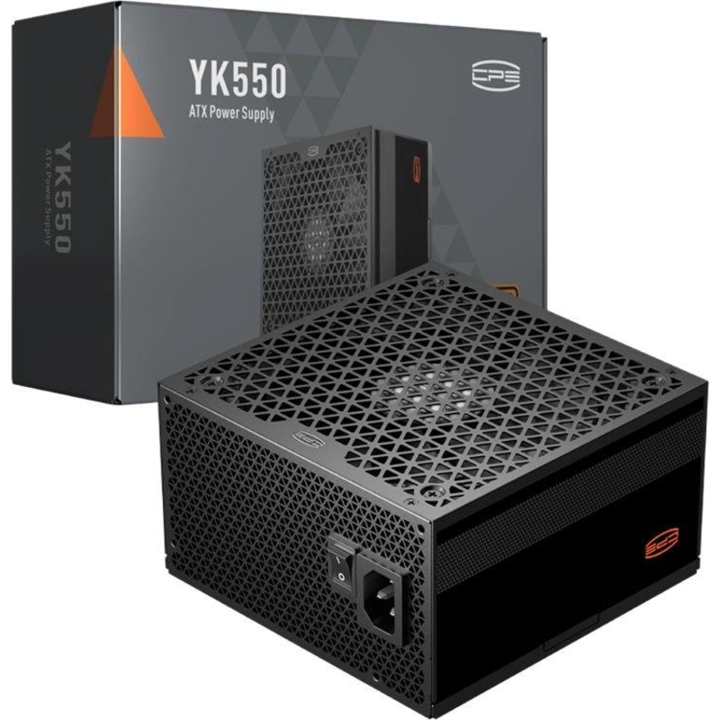 Блок питания PcCooler ATX P5-YK550-B1FWBK1-EU, 550 Вт, 80+ bronze, фото 6