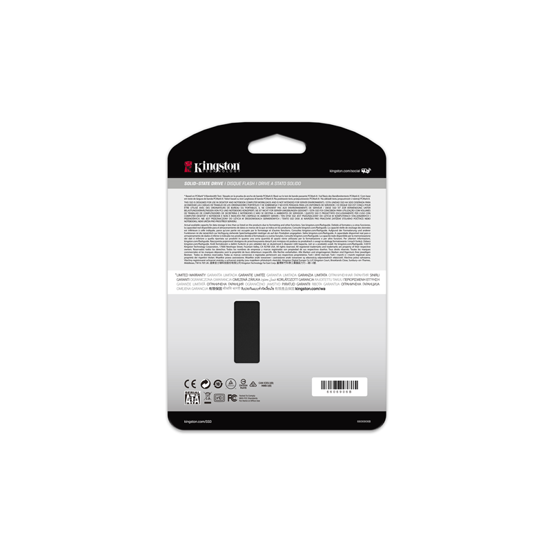 Твердотельный накопитель Kingston SSD KC600, 256 ГБ, 3D TLC, чтение 550 МБ/с, 150 ТБ, фото 5