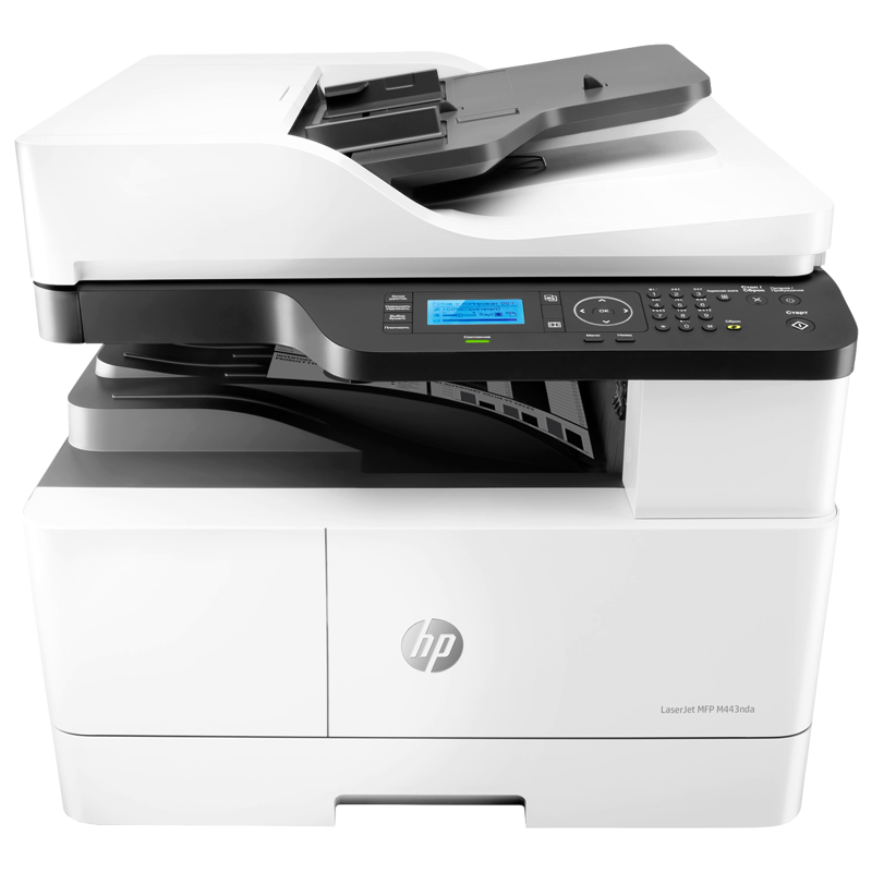 МФУ лазерное HP LaserJet M443nda, A3, двусторонняя печать, сканирование 4800x4800 dpi, USB, Ethernet