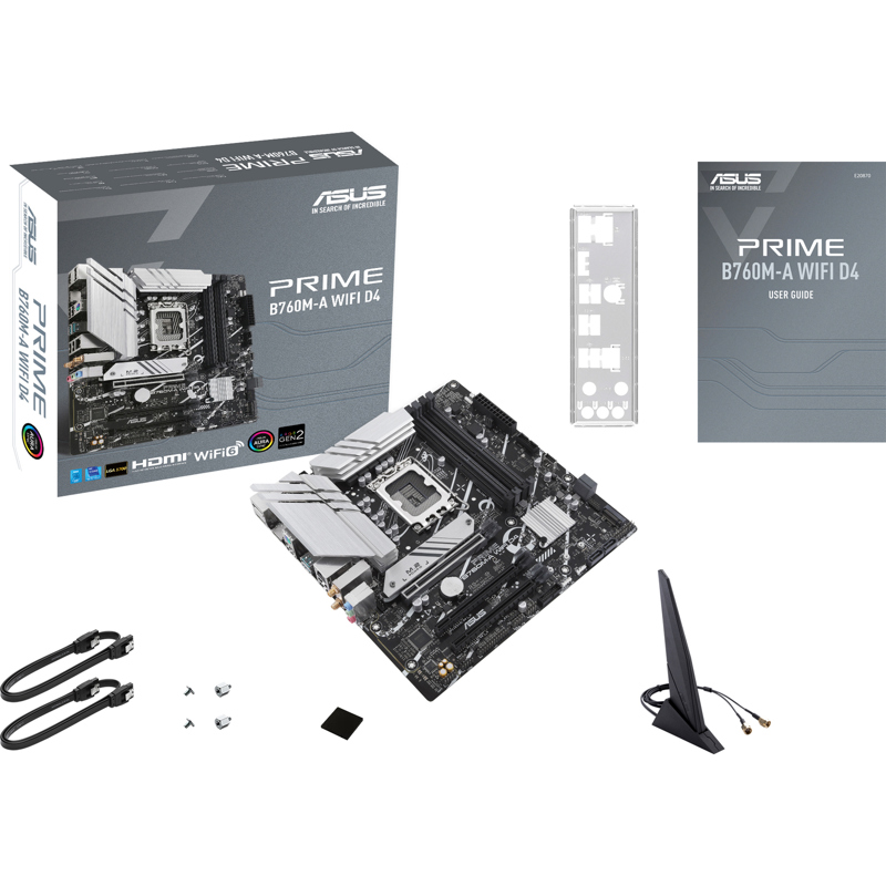 Материнская плата ASUS PRIME B760M-A WIFI D4, LGA1700, Intel B760, Micro-ATX, DDR4, фото 7