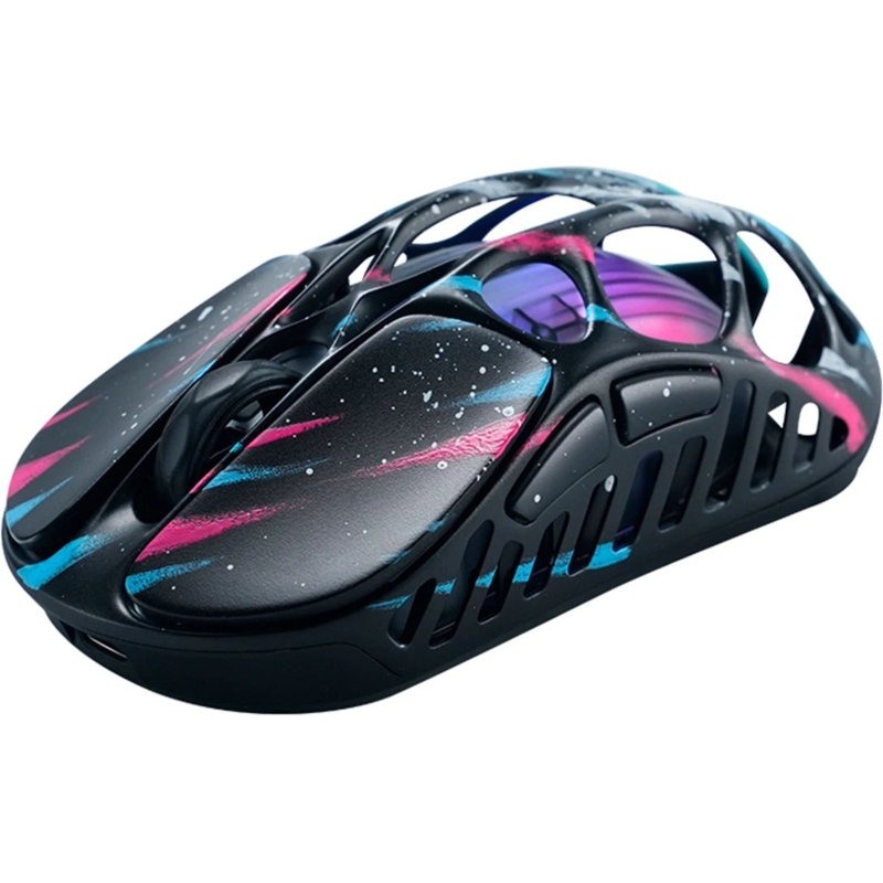 Мышь Gravastar Mercury X Pro CG BLK, USB-C, Bluetooth, радиоканал, 32000 dpi, чёрный, подсветка, фото 2