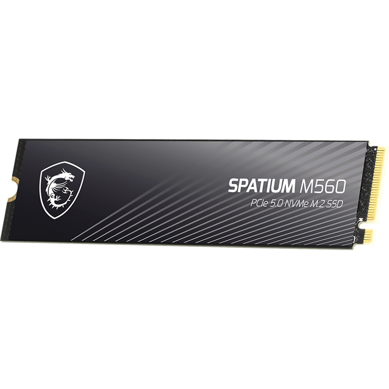 Твердотельный накопитель MSI SSD SPATIUM M560, 2 ТБ, 3D TLC, чтение 10300 МБ/с, 1200 ТБ, фото 2