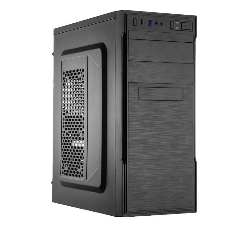Корпус для ПК Foxline FZ-031-SX450-U31, ATX, с БП 450 Вт, чёрный