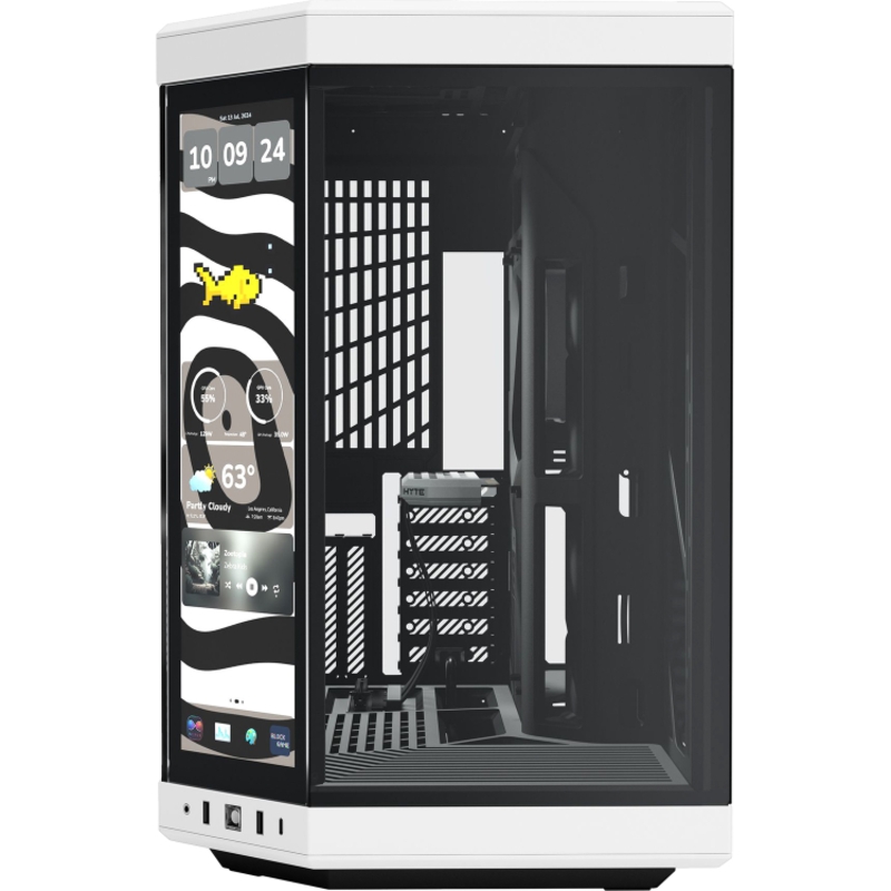 Корпус для ПК Hyte Y70 Touch Infinite, Midi Tower, белый, CS-HYTE-Y70TTI-WB, фото 3