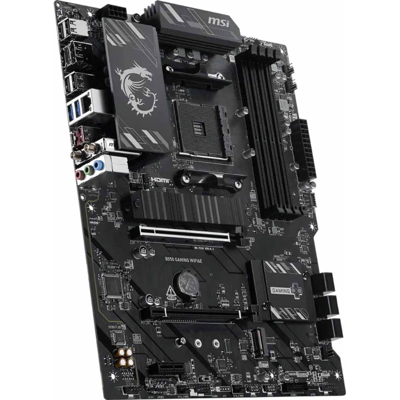 Материнская плата MSI B550 WIFI6E, AM4, AMD B550, ATX, DDR4, DIMM, фото 3
