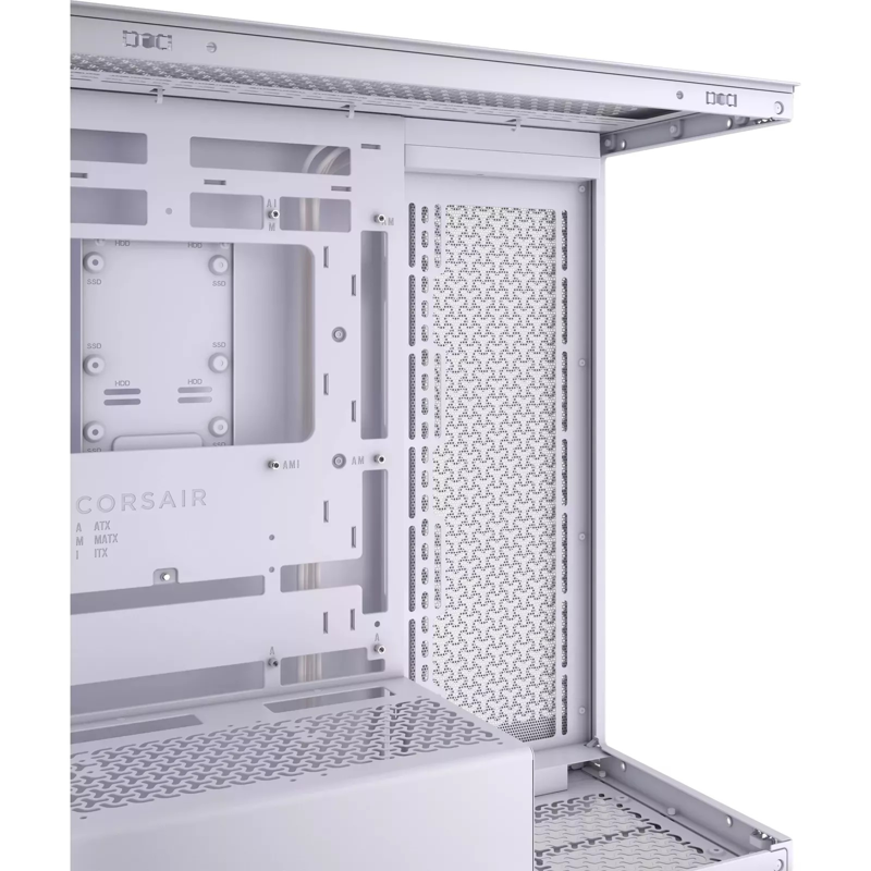 Корпус для ПК Corsair 3500X, Midi Tower, белый, под ATX, E-ATX, mATX, Mini-ITX, фото 2