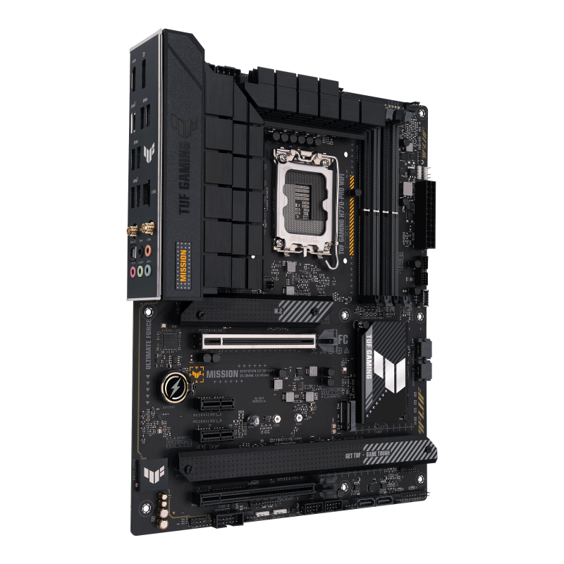 Материнская плата ASUS TUF H770-PRO WIFI, LGA1700, Intel H770, ATX, DDR5, фото 2