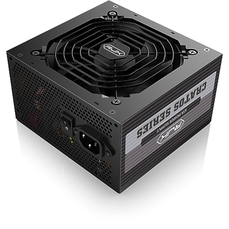 Блок питания Raijintek CRATOS 1000, 80 PLUS Gold, ATX, активный PFC, вентилятор 120x120 мм, чёрный, фото 2