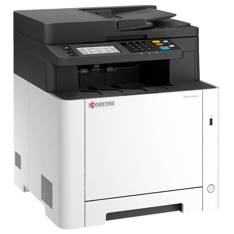 МФУ лазерное Kyocera MA2600cwfx, A4, цветная печать, USB, Ethernet, Wi-Fi, печать 1200x1200 dpi