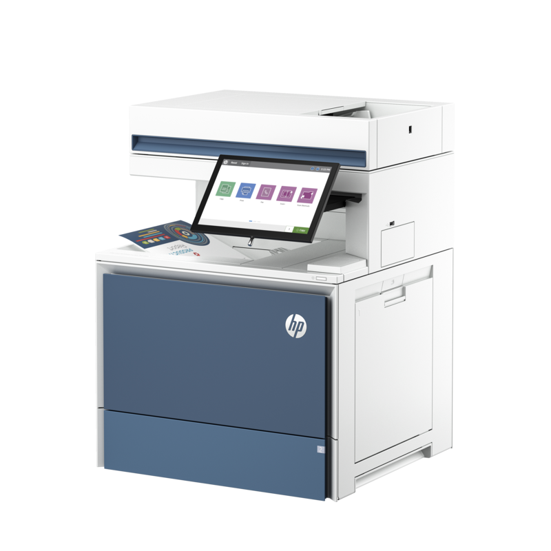 МФУ лазерное HP Color LaserJet Enterprise Flow 6800zf, A4, цветная печать, двусторонняя печать, USB, Ethernet, фото 2