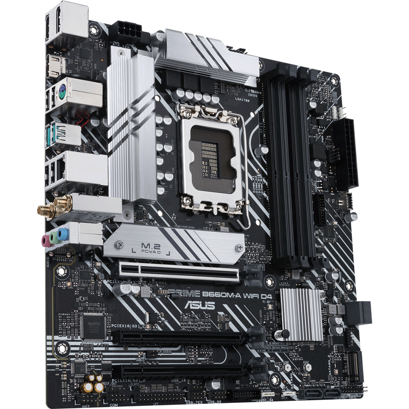 Материнская плата ASUS PRIME B660M-A WIFI D4, LGA1700, Intel B660, Micro-ATX, DDR4, фото 4