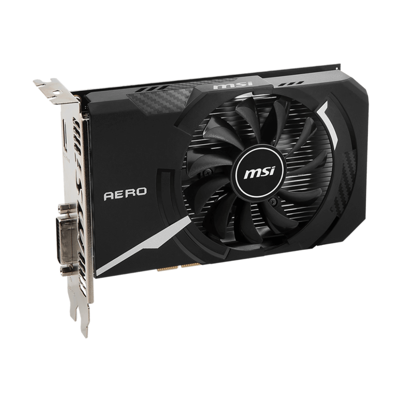 Видеокарта MSI NVIDIA GeForce GT 1030 AERO ITX 4GD4 OC, 4 ГБ видеопамяти, DDR4, фото 2