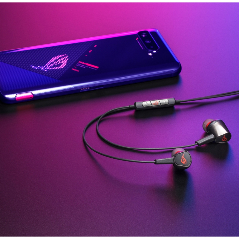 Гарнитура ASUS ROG CETRA II CORE, проводное подключение, Jack, внутриканальные, чёрный, для геймеров, фото 8
