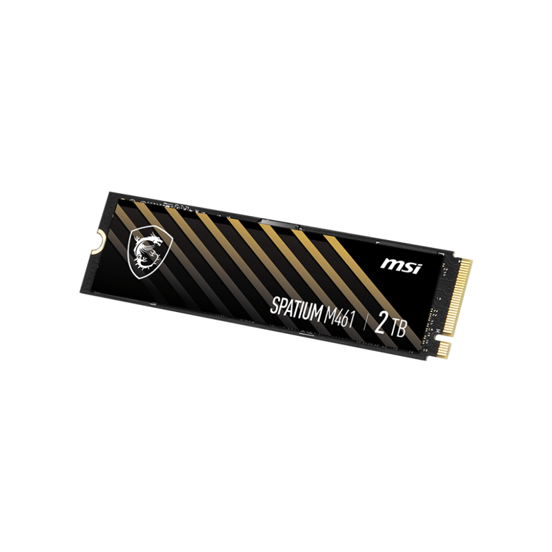 Твердотельный накопитель MSI SSD SPATIUM M461, 2 ТБ, 3D NAND, чтение 5000 МБ/с, 450 ТБ, фото 2
