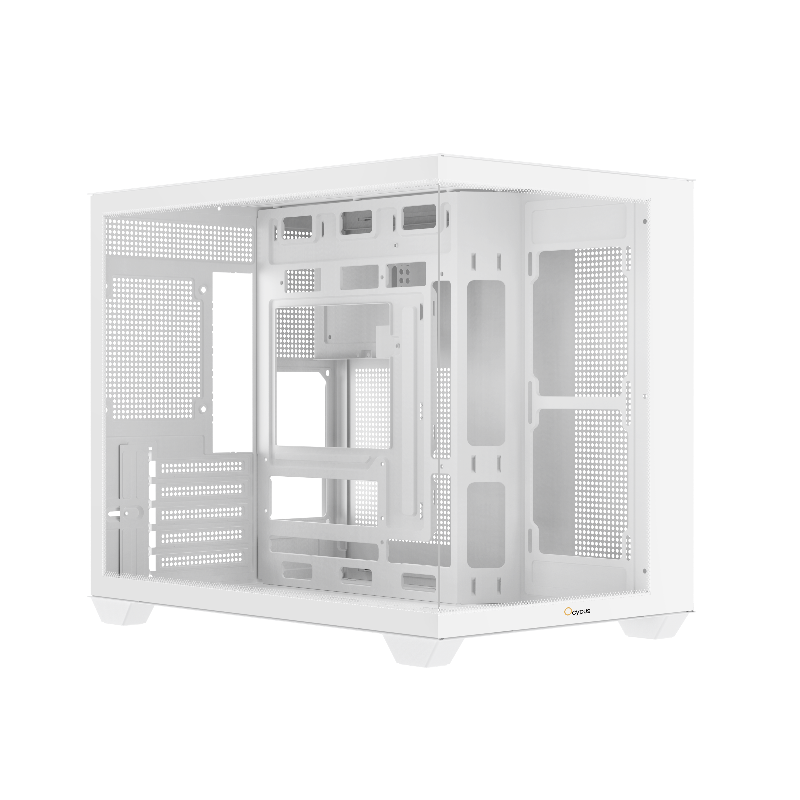 Корпус для ПК Ocypus Gamma C54 WH, Midi Tower, белый, под mATX, mITX