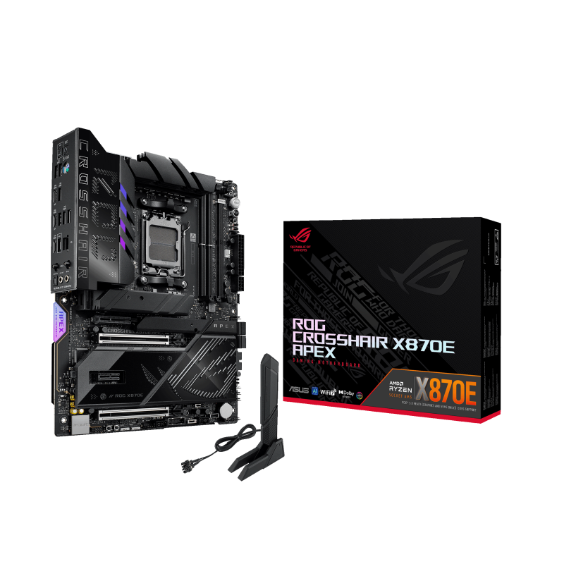 Материнская плата ASUS ROG CROSSHAIR X870E APEX, AM5, AMD X870E, ATX, DDR5