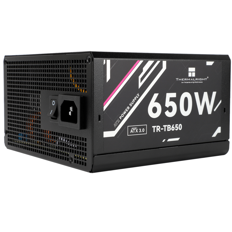 Блок питания Thermalright TR-TB650, 650 Вт, 80 PLUS Bronze, ATX, активный PFC, вентилятор 120x120 мм