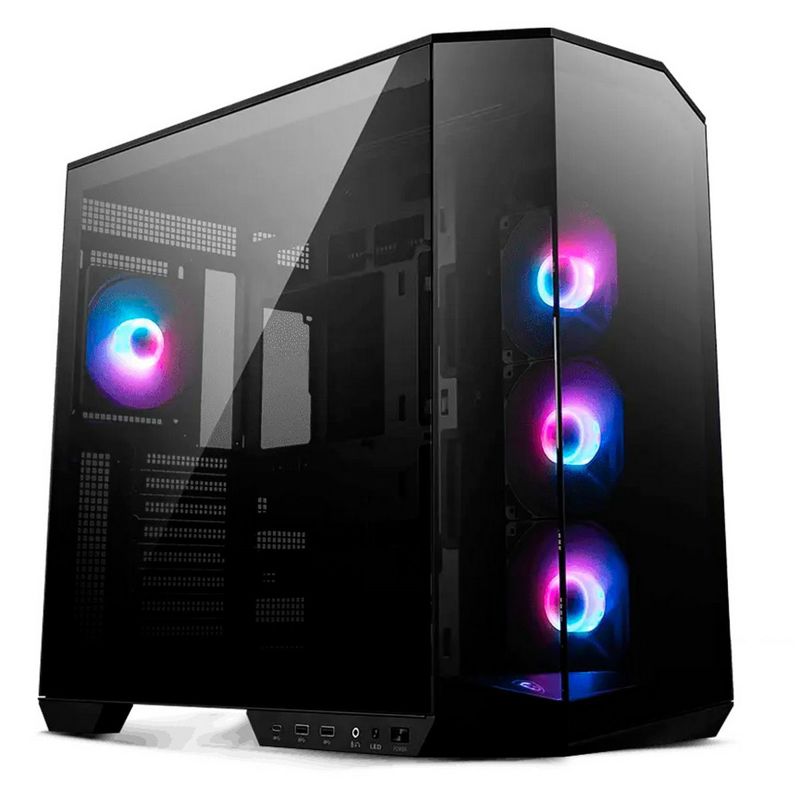 Корпус для ПК MSI MAG PANO 100R PZ, Midi Tower, чёрный, под ATX, mATX, mITX, подсветка ARGB, фото 3