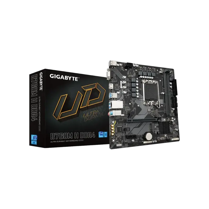 Материнская плата Gigabyte INTEL B760 s1700, LGA1700, Micro-ATX, DDR4