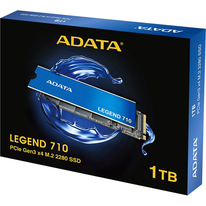 Твердотельный накопитель ADATA SSD LEGEND 710, 1 ТБ, 3D NAND, чтение 2400 МБ/с, 260 ТБ, фото 9
