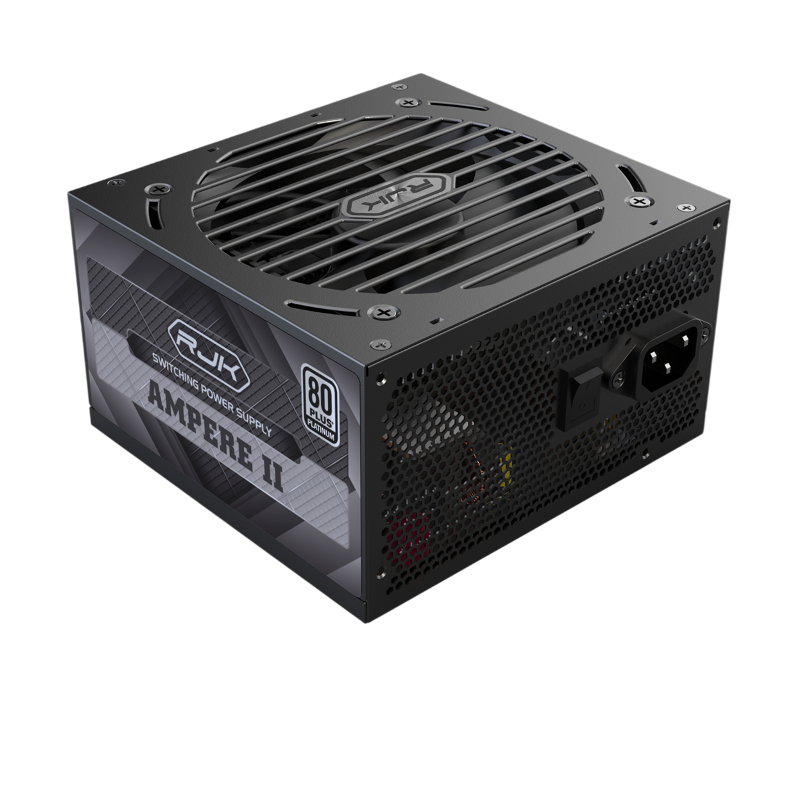 Блок питания Raijintek AMPERE II 1200, 80 PLUS Platinum, ATX, активный PFC, вентилятор 120x120 мм, чёрный, фото 2