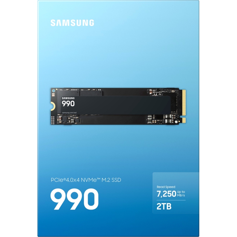 Твердотельный накопитель Samsung SSD 990, 2 ТБ, чтение до 7250 МБ/с, фото 7