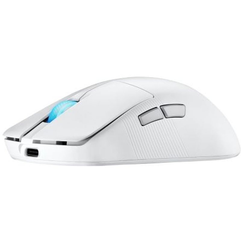 Мышь ASUS P716 ROG HARPE ACE MINI, USB-A, Bluetooth, радиоканал, 42000 dpi, белый, подсветка, фото 6